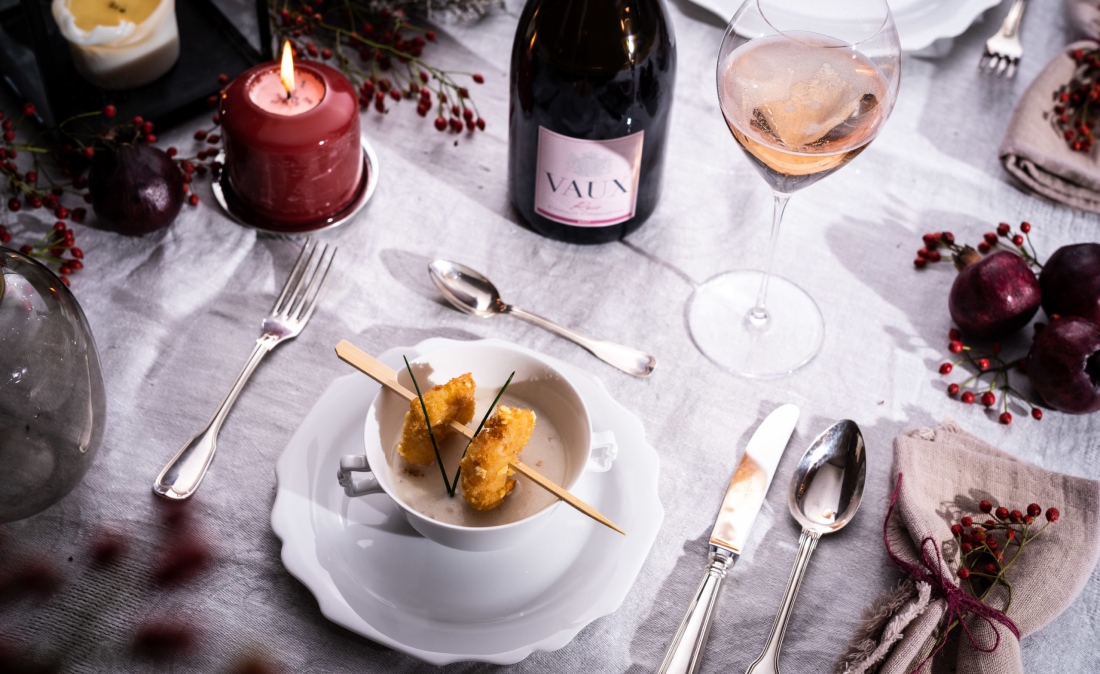 VAUX Rose Magnum Speisenempfehlung