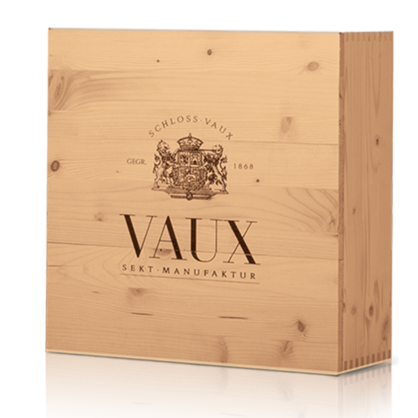3er Holzkiste Schloss VAUX