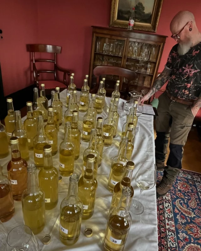 Magic Moment… Sicherlich einer der wichtigsten Tage bei VAUX. Gestern haben wir die Cuvées für L´Artiste etc. gemacht – alles aus dem eigenen Weingut. 👏🍇

Beeindruckend dichte, gleichzeitig elegant verspielte Grundweine mit der unverwechselbaren Handschrift vom Rheingauer Terroir aber auch von Flo: 100% Spontan, 100% BSA, viel alternative Gebinde und einfach nur spektakulär. Keine Übertreibung – einfach nur die pure Begeisterung. 😀

#tirage #weinprobe #lartiste #rheingaupur #begeisterung #schlossvaux #vaux #rheingau #tradition #sekt #sektmacher #sparkling #sektrevolution #wine #winelover #sommelier #instawine #winestagram